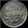 Image 2 : 1918 France Silver 50 Centimes