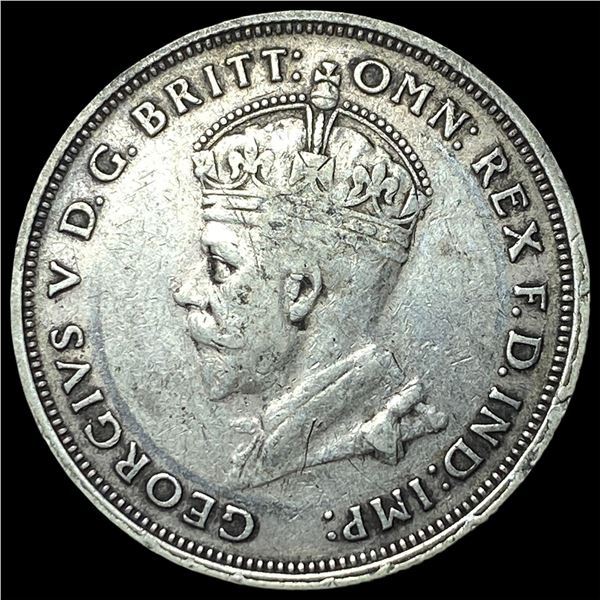 1927 Austrailia Silver 1 Florin KM 31