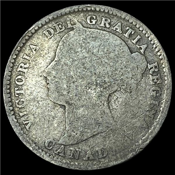 1882-H Canada Silver 10 Cents