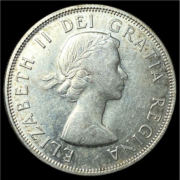 1957 Canada Silver 50 Cents