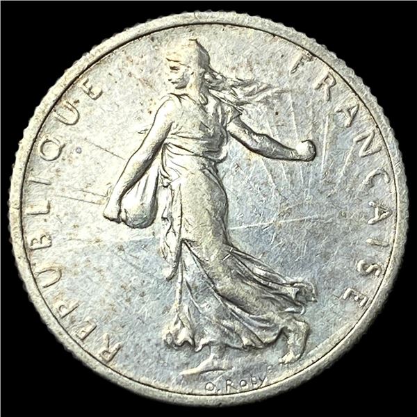 1917 France Silver 1 Franc