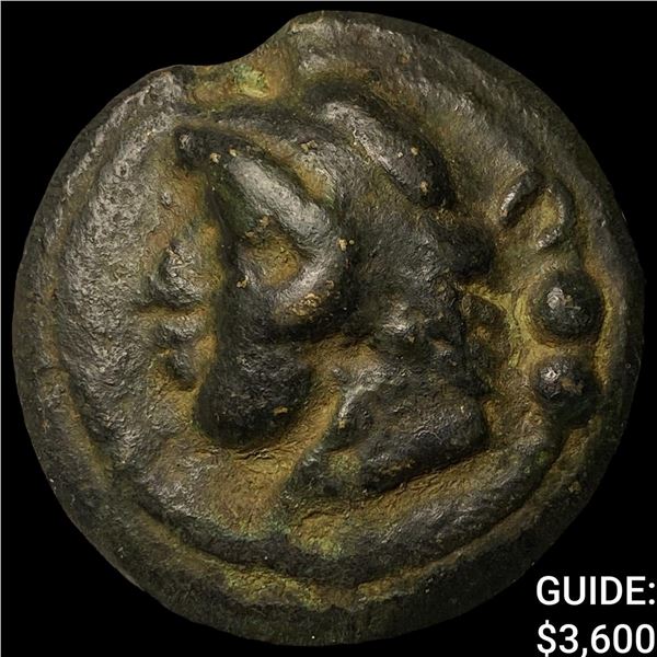 Roman c. 235-217 BC Bronze Aes Grave Quadrans