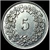Image 2 : 1934 Switzerland Nickel 5 Rappen