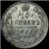 Image 2 : 1909 Russia Silver 10 Kopeks