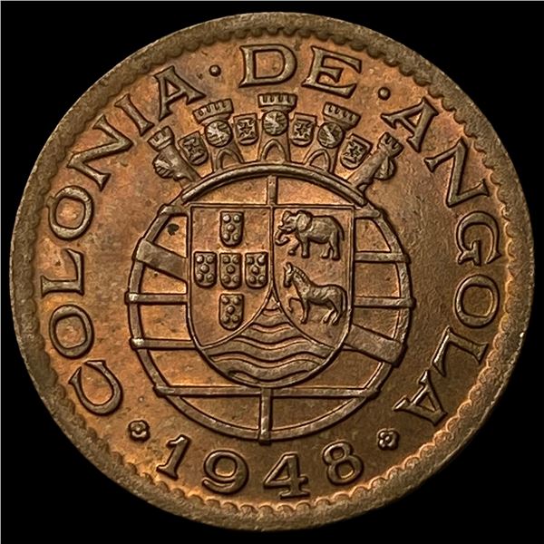 1948 Angola Copper 20 Centavos