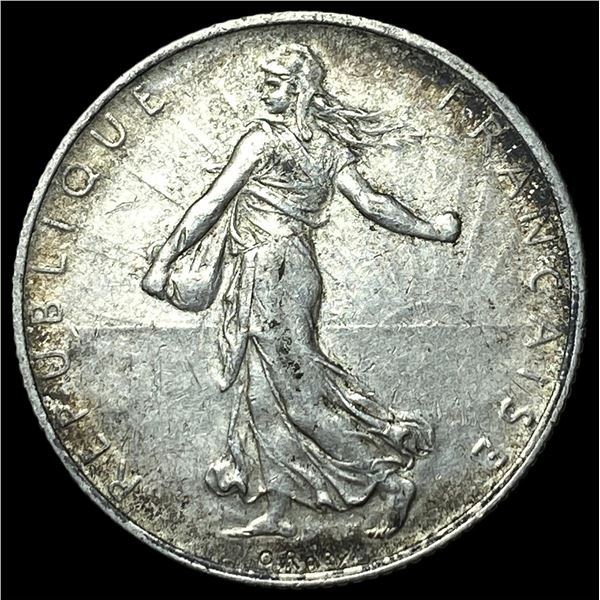 1916 France Silver 2 Francs