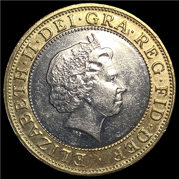 1999 Great Britain Bi-Metallic 2 Pounds KM 994