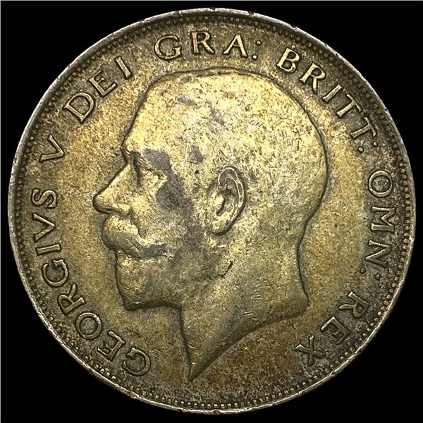1923 Great Britain Silver 1/2 Crown