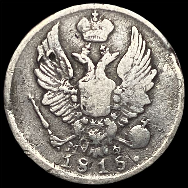 1815 Russia Silver 5 Kopeks
