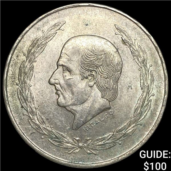 1953 Mexico Silver 5 Pesos