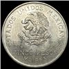 Image 2 : 1953 Mexico Silver 5 Pesos
