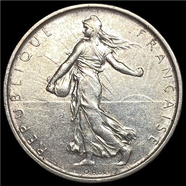 1962 France Silver 5 Francs