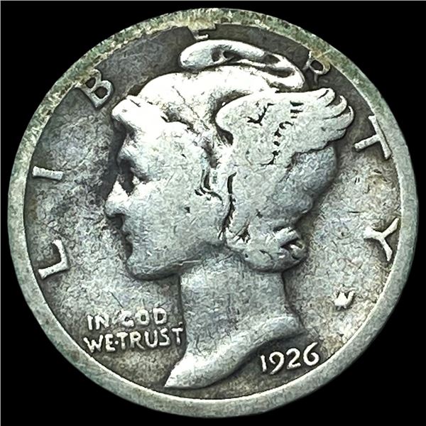 1926-S Silver Mercury Dime LIGHTLY CIRCULATED