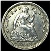 Image 1 : 1853 Arrows Seated Liberty Half Dime CLOSELY  UNCIRCULATED