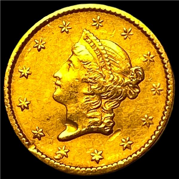 1852-C Gold $1 Liberty Head HIGH GRADE