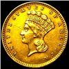 Image 1 : 1857 Gold $1 Indian Princess Head CLOSELY  UNCIRCULATED