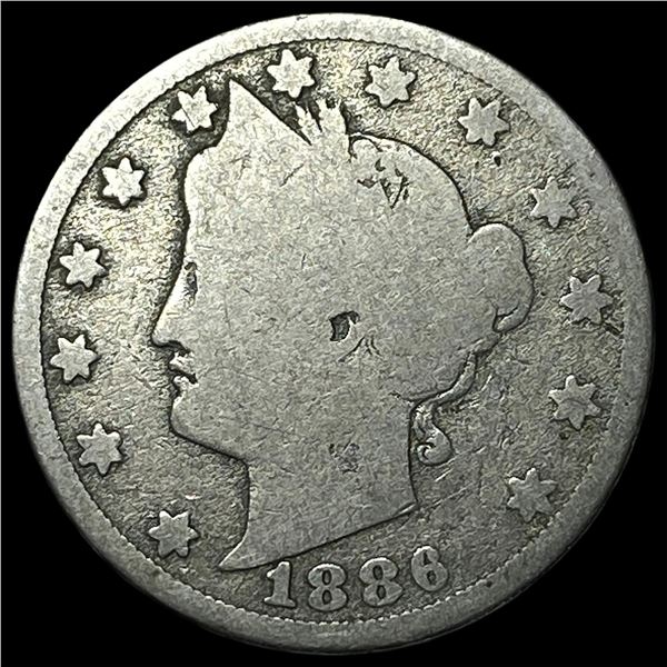 1886 Liberty Head Nickel NICELY CIRCULATED