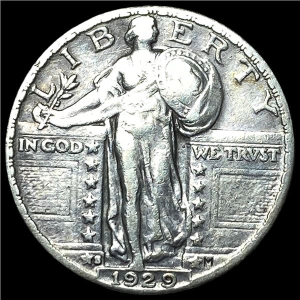 1929-S Standing Liberty Quarter NEARLY UNCIRCULATED