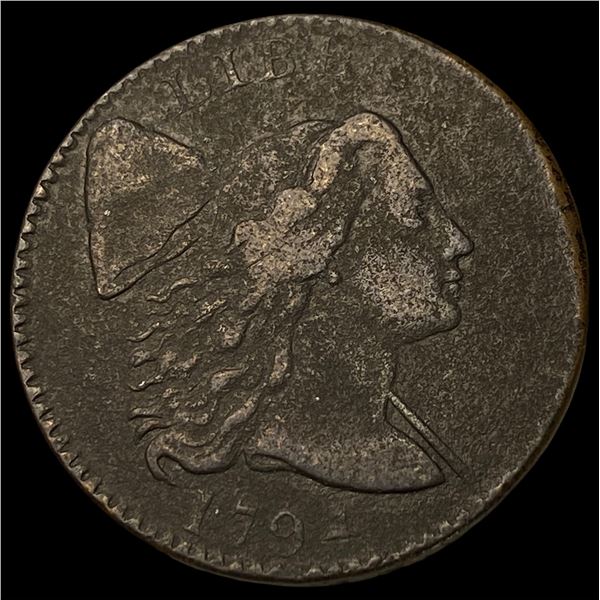 1794 Liberty Cap Large Cent LIGHTLY  CIRCULATED