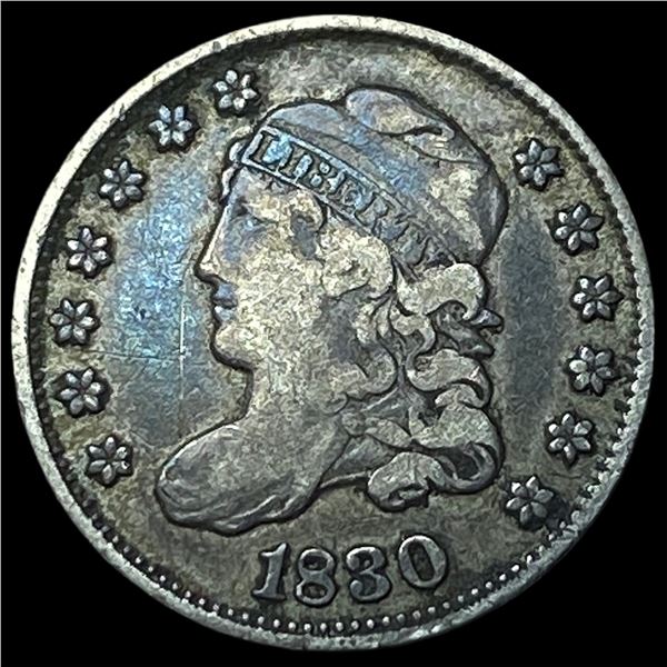 1830 Capped Bust Half Dime LIGHTLY CIRCULATED