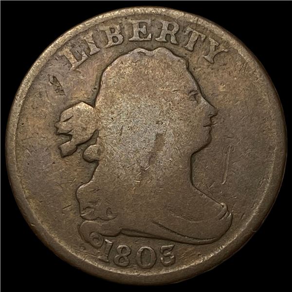 1803 Draped Bust Half Cent NICELY CIRCULATED