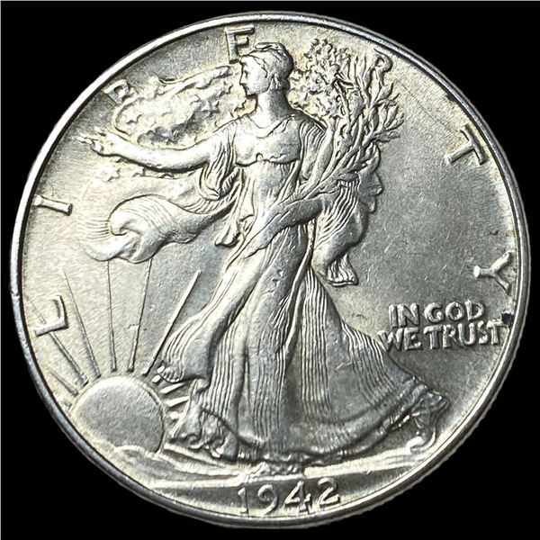 1942 Walking Liberty Half Dollar CHOICE AU