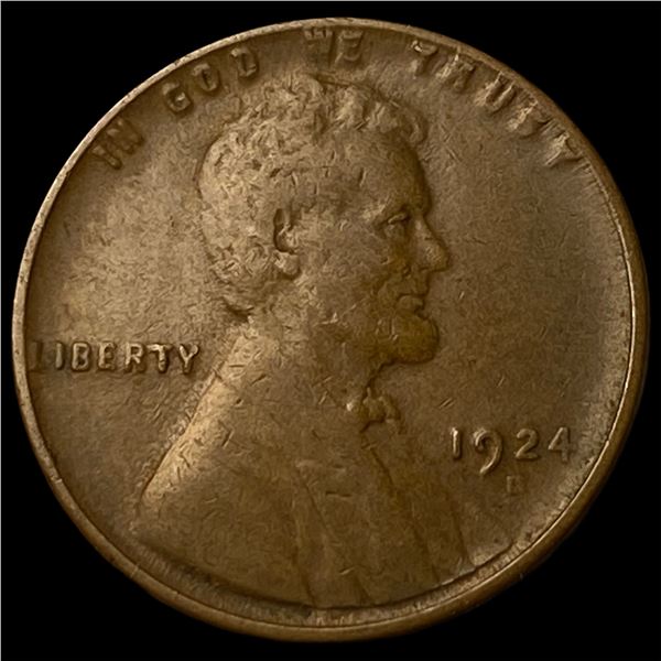 1924-D Lincoln Wheat Cent LIGHTLY CIRCULATED