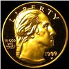 Image 1 : 1999-W Gold $5 Washington Commemorative  CHOICE PROOF