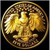 Image 2 : 1999-W Gold $5 Washington Commemorative  CHOICE PROOF
