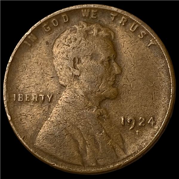 1924-D Lincoln Wheat Cent LIGHTLY CIRCULATED