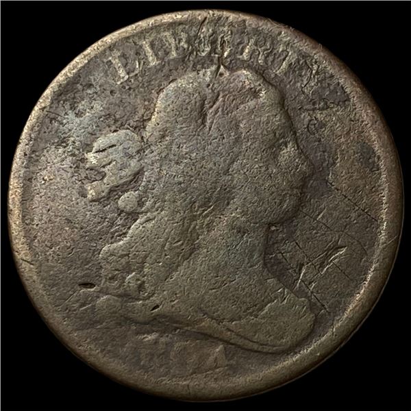 1804 Draped Bust Half Cent NICELY CIRCULATED