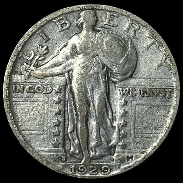 1929-S Standing Liberty Quarter LIGHTLY CIRCULATED