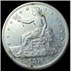 Image 1 : 1876-S Silver Trade Dollar NEARLY  UNCIRCULATED
