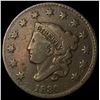 Image 1 : 1830 Coronet Head Large Cent NICELY  CIRCULATED
