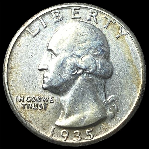 1935-S Silver Washington Quarter CLOSELY  UNCIRCULATED