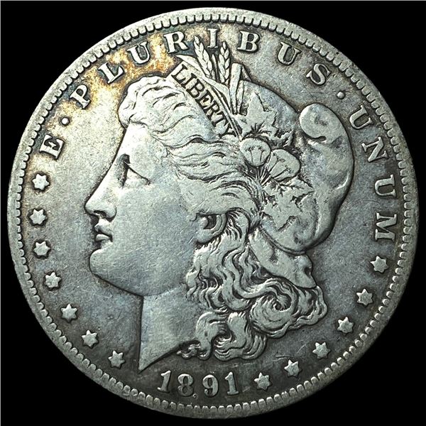 1891-O Silver Morgan Dollar LIGHTLY  CIRCULATED