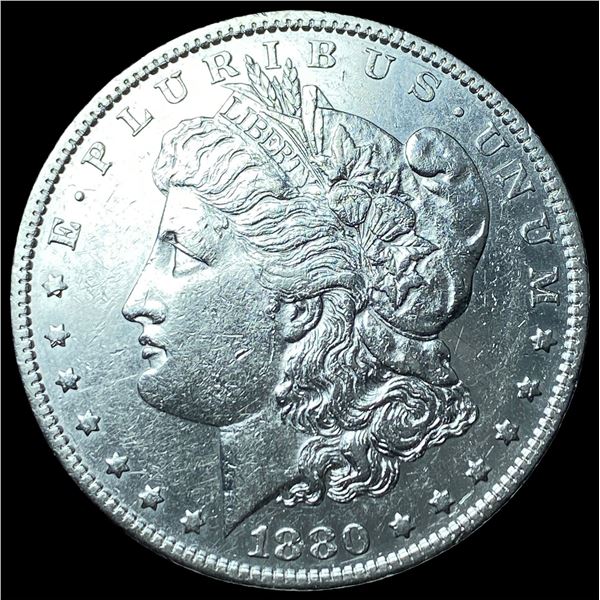 1880-O Micro O Morgan Silver Dollar CLOSELY UNCIRCULATED