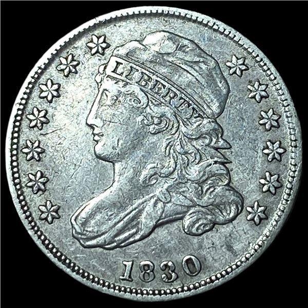 1830 Capped Bust Dime NEARLY UNCIRCULATED