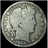 Image 1 : 1908-O Silver Barber Half Dollar NICELY  CIRCULATED