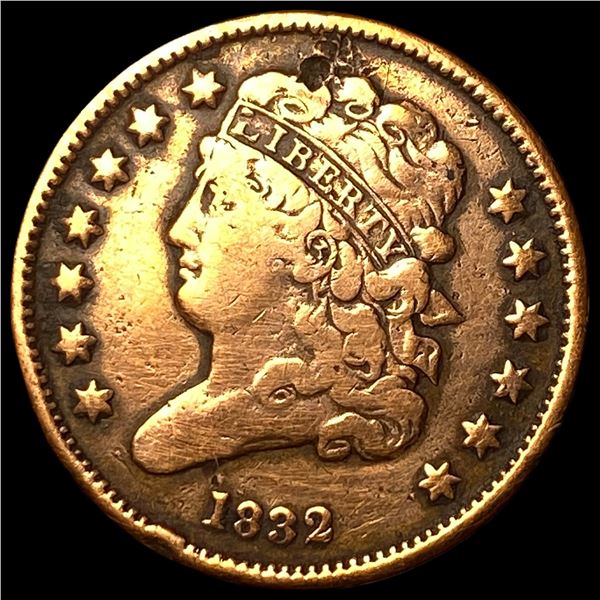1832 Classic Head Half Cent NICELY CIRCULATED