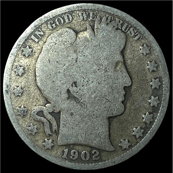 1902 Barber Half Dollar NICELY CIRCULATED
