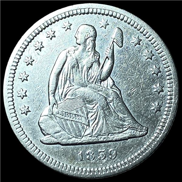 1859 Seated Liberty Quarter UNCIRCULATED