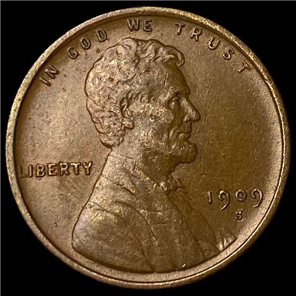 1909-S Lincoln Wheat Cent CLOSELY  UNCIRCULATED