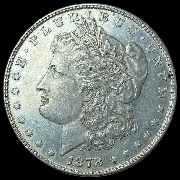 1878 Silver Morgan Dollar CLOSELY  UNCIRCULATED