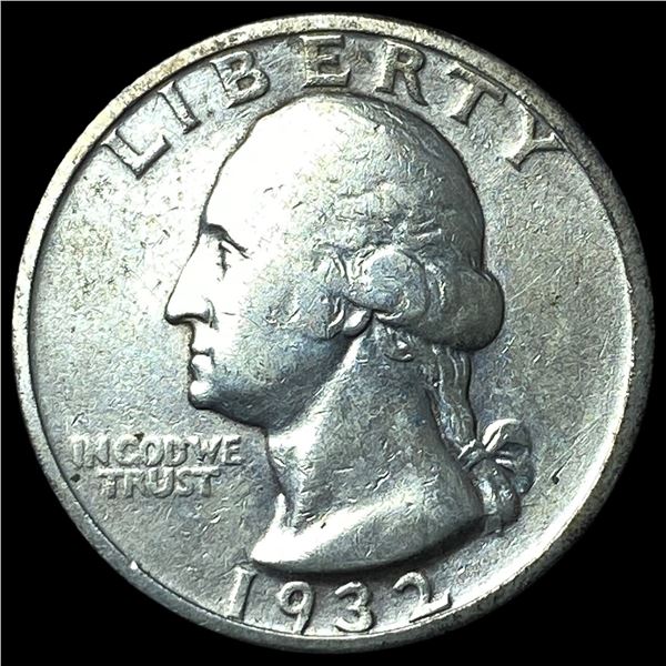 1932-S Silver Washington Quarter LIGHTLY  CIRCULATED
