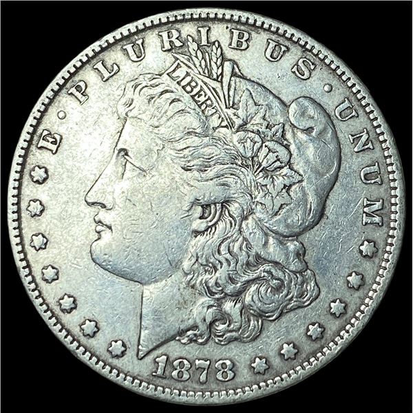 1878 Silver Morgan Dollar CLOSELY  UNCIRCULATED
