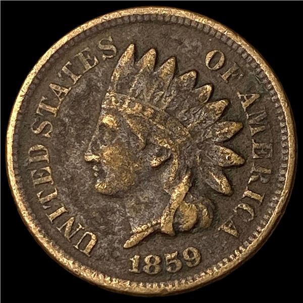 1859 Copper-Nickel Indian Head Cent LIGHTLY  CIRCULATED