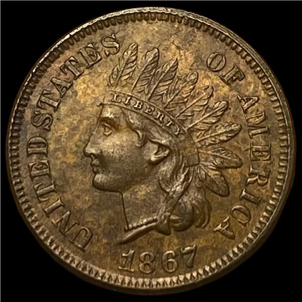 1867 Indian Head Cent CLOSELY UNCIRCULATED