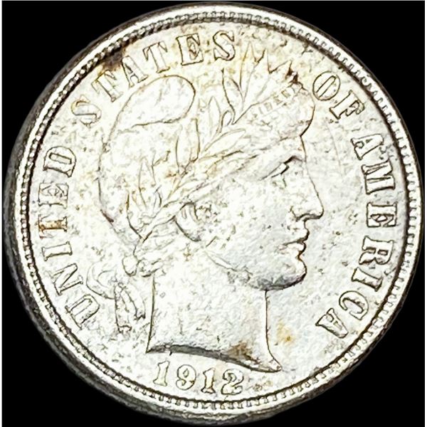 1912-D Silver Barber Dime CLOSELY  UNCIRCULATED