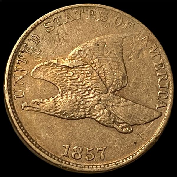1857 Flying Eagle Cent CLOSELY UNCIRCULATED